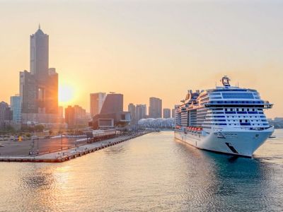 MSC 榮耀號高雄母港盛大首航　創開港以來最大規模載客量郵輪紀錄